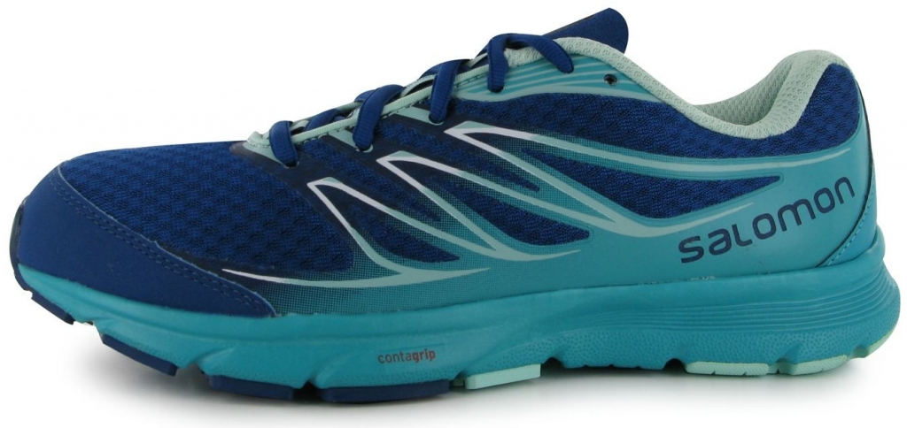Recenze Salomon Sense Link Ladies Trail Running Shoes Teal Blue