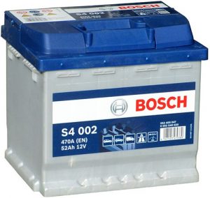 Autobaterie Bosch S4 12V 52Ah 470A